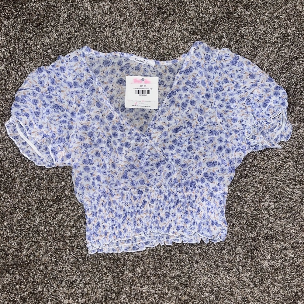 Wrap Floral Top